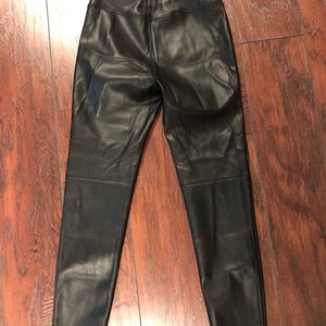 Free People leather pants